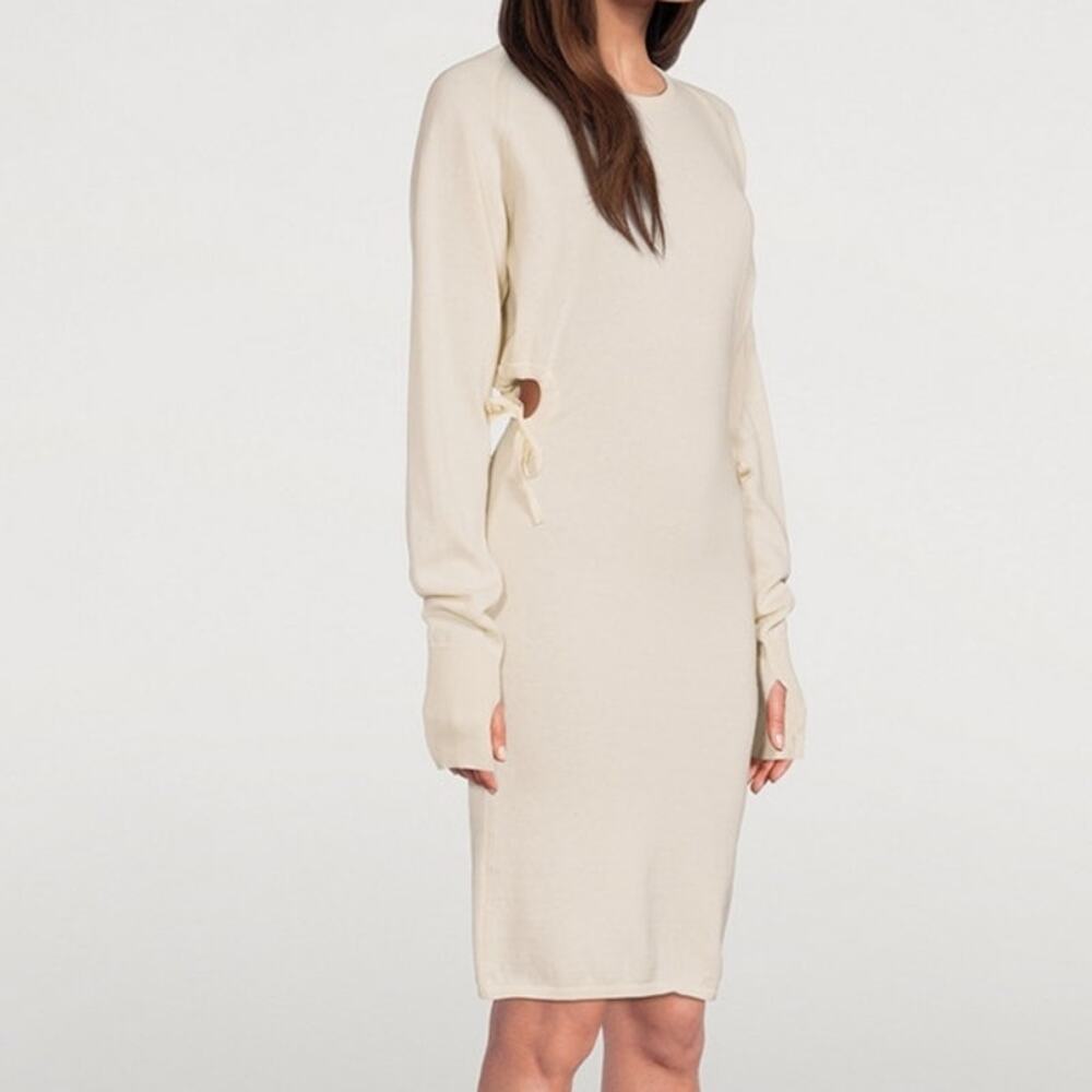 Birgitte Herskind x Vanessa Hong Dawn Cutout Wool Sweater Dress Women's Med